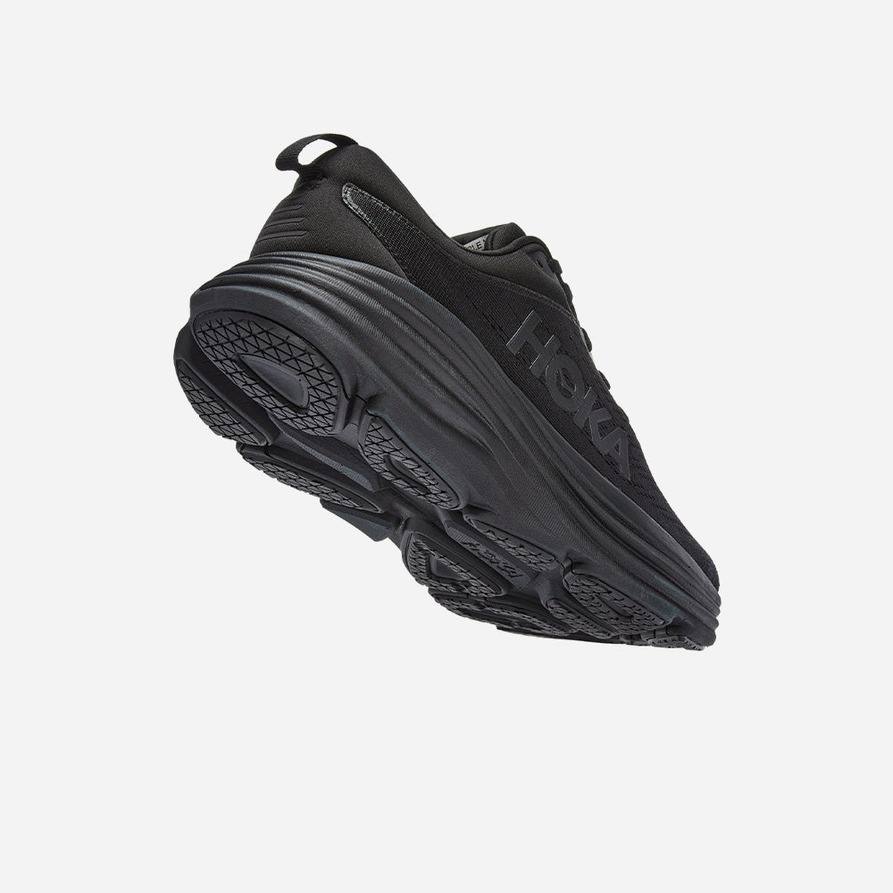 Giày Chạy Bộ Nam HOKA Bondi 8 Wide - Đen - Supersports Vietnam