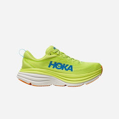 Men's Hoka Bondi 8 Wide Running Shoes - Lime