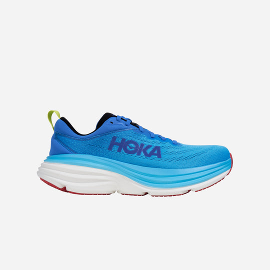 Men's Hoka Bondi 8 Wide Running Shoes - Blue