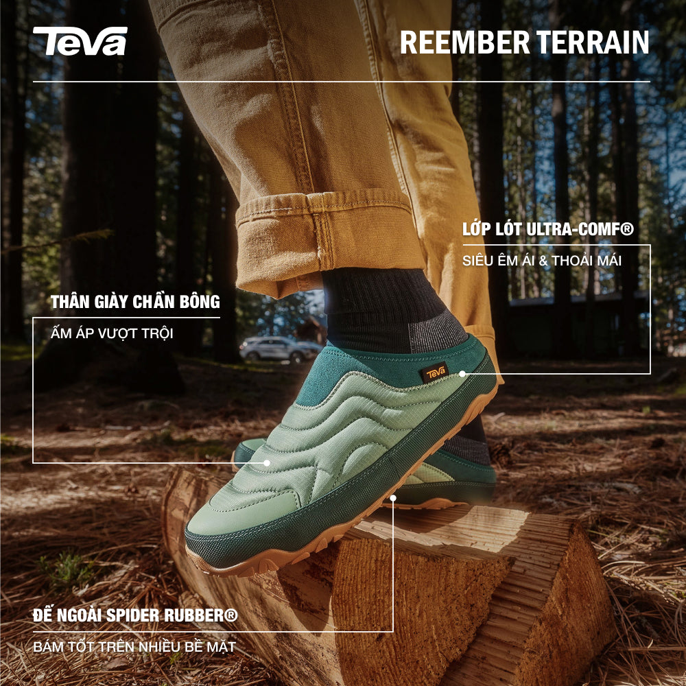 Giày Slip-On Nữ Teva Reember Terrain - Xanh Mint - Supersports Vietnam