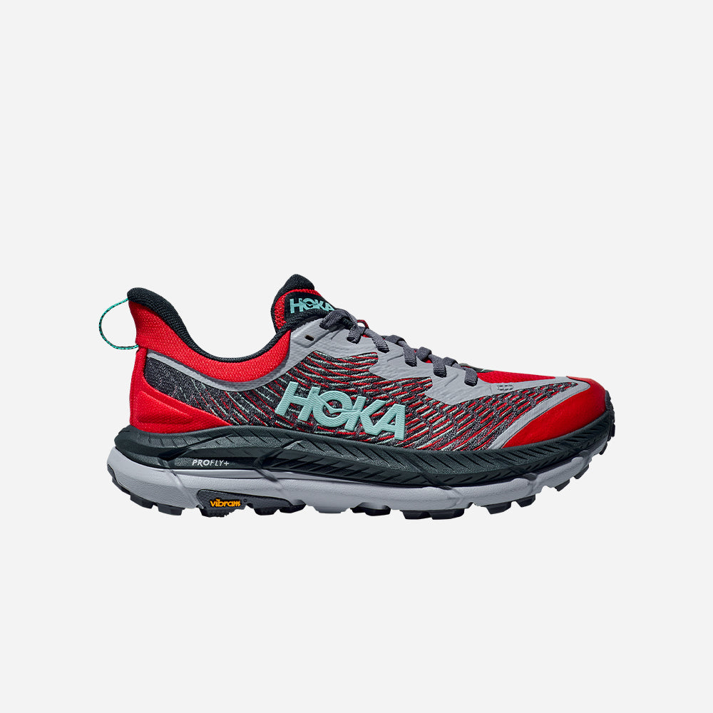 Men's Hoka Mafate Speed 4 Running Shoes - Red