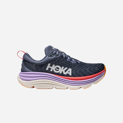 Women's Hoka Gaviota 5 Wide Running Shoes - Navy