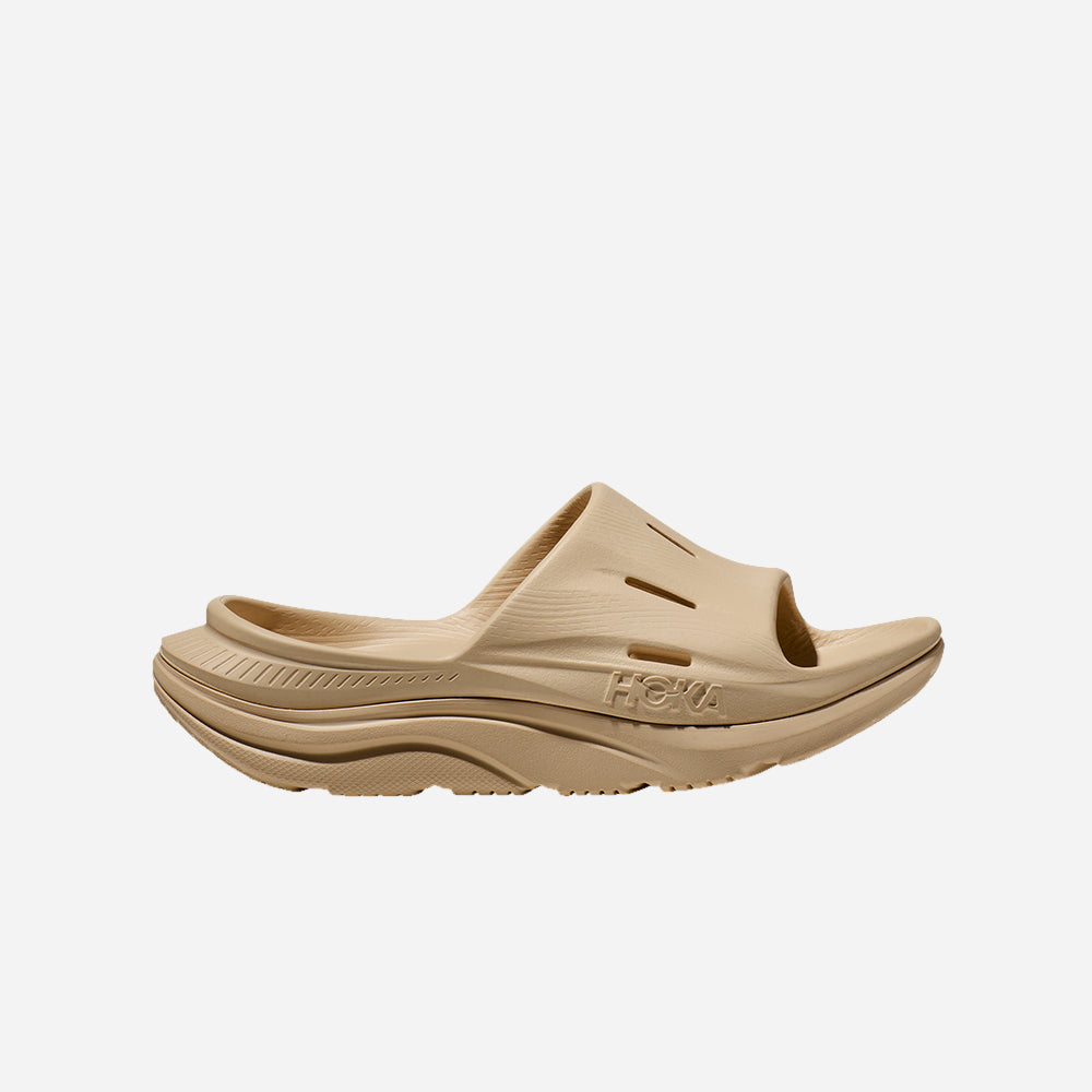 Dép Quai Ngang Unisex HOKA Ora Recovery Slide 3 - Be - Supersports Vietnam
