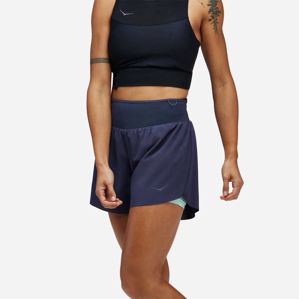 Women's Hoka Skyglide Shorts - Black