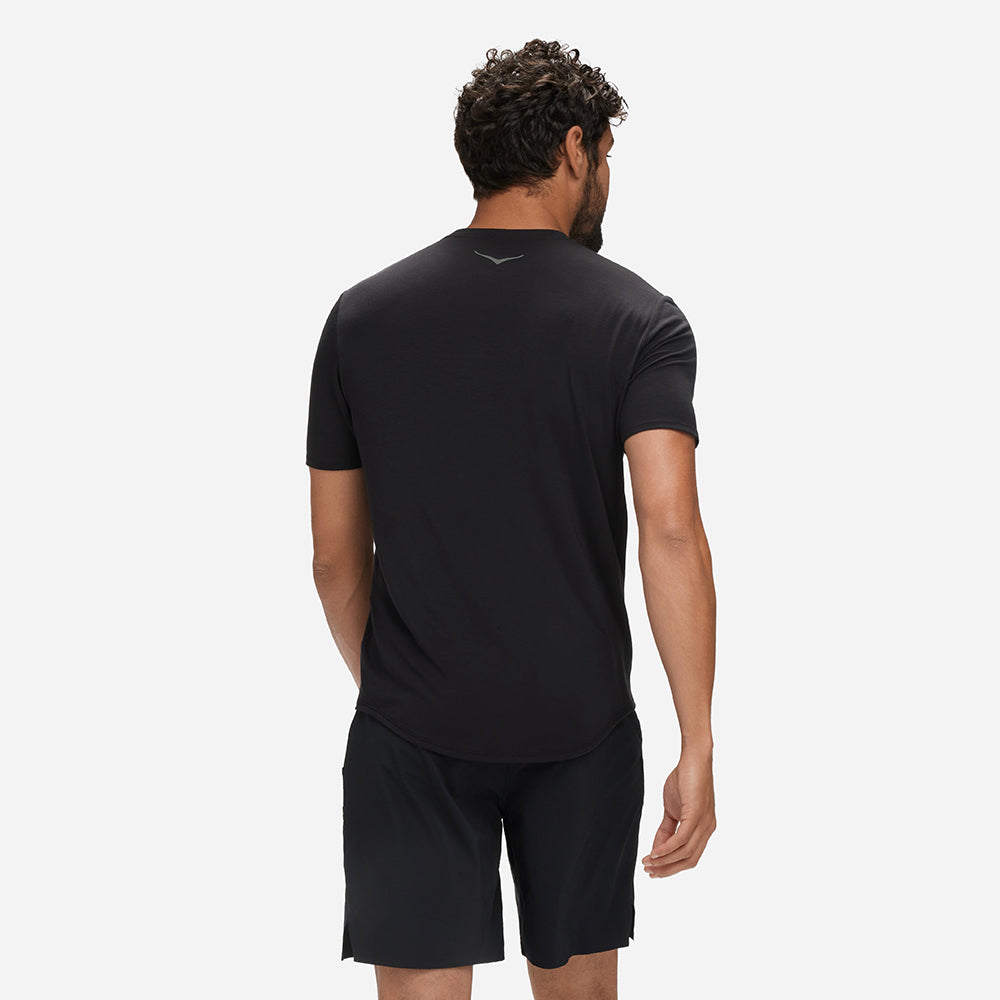 Áo Thun Nam HOKA Essential - Đen - Supersports Vietnam