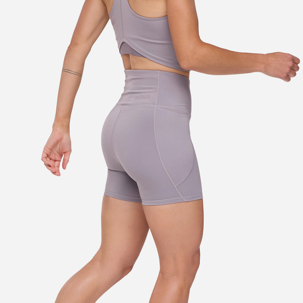 Quần Ngắn Thể Thao Nữ HOKA Elaro 5" Bike - Tím - Supersports Vietnam