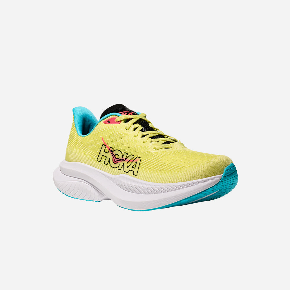 Giày Chạy Bộ Nữ HOKA Mach 6 - Vàng - Supersports Vietnam