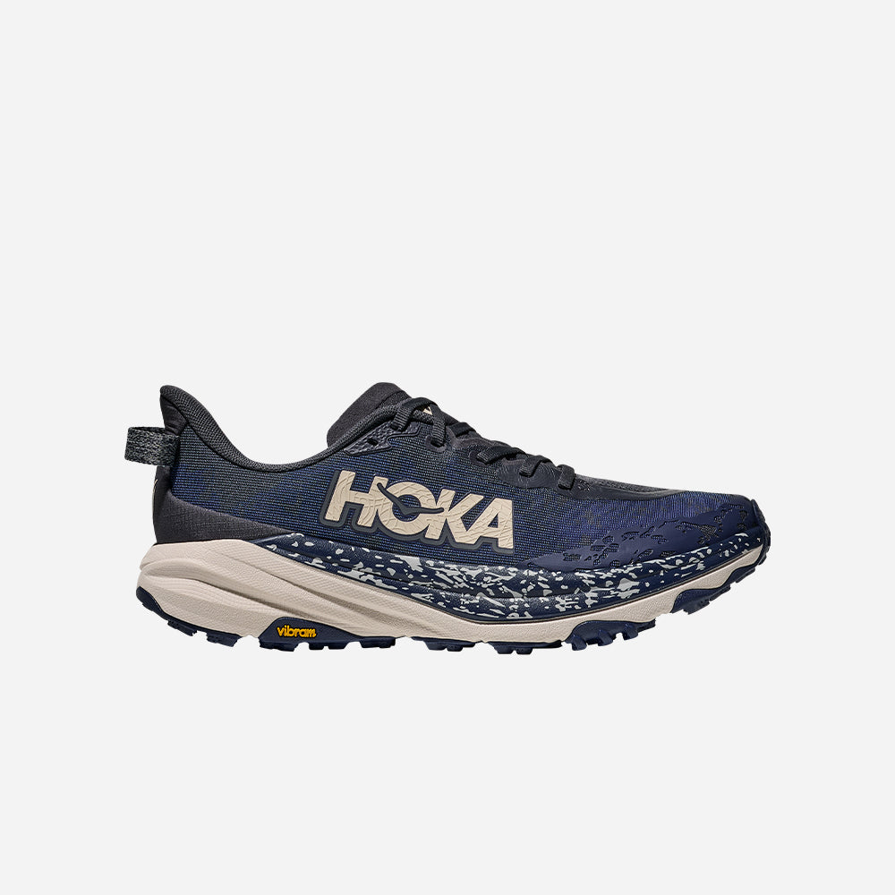 Giày Chạy Trail Nam HOKA Speedgoat 6 Wide - Xanh Navy
