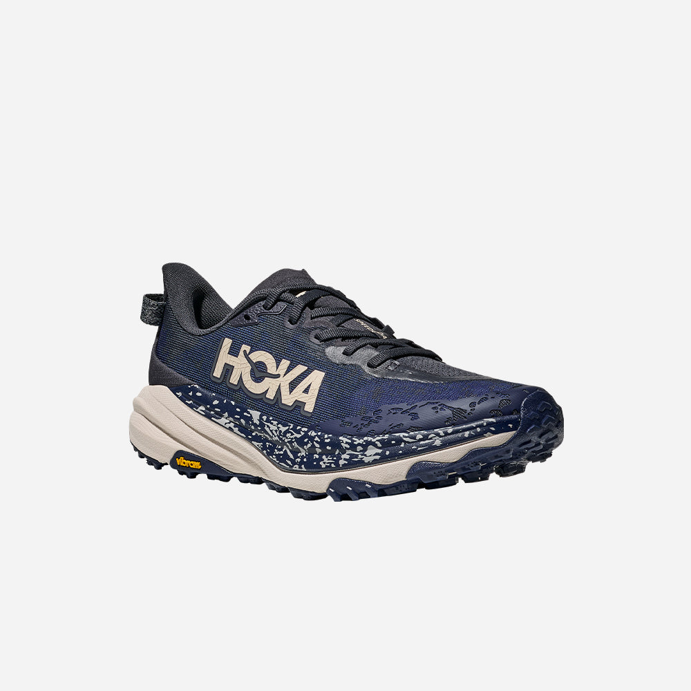 Giày Chạy Trail Nam HOKA Speedgoat 6 Wide - Xanh Navy