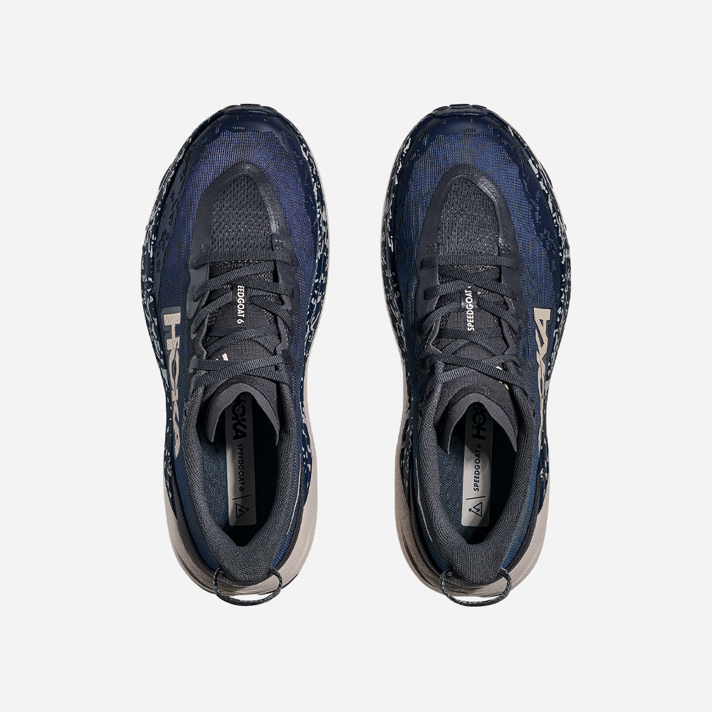 Giày Chạy Trail Nam HOKA Speedgoat 6 Wide - Xanh Navy
