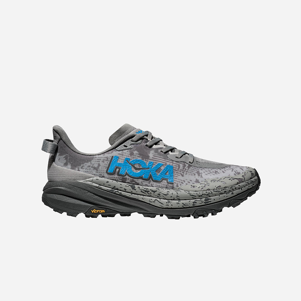 Giày Chạy Bộ Nam Hoka Speedgoat 6 Wide - Xám