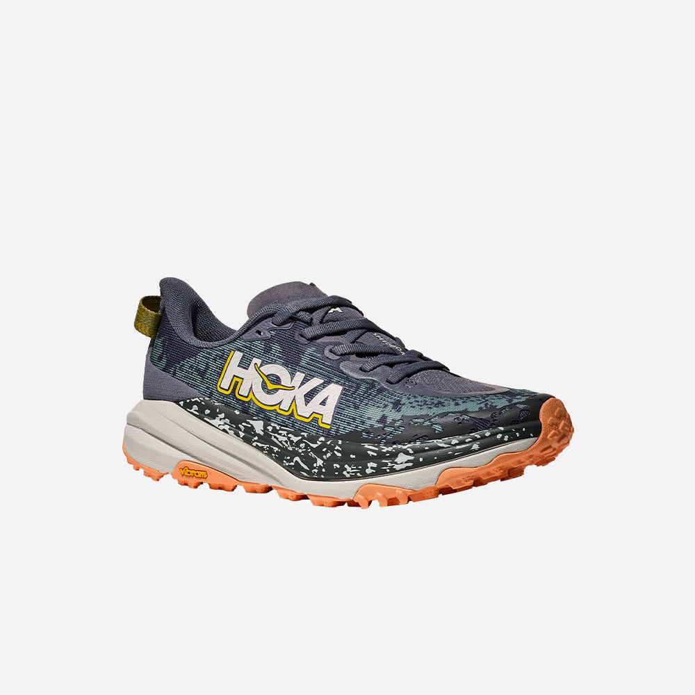 Giày Chạy Trail Nữ HOKA Speedgoat 6 Wide - Xám - Supersports Vietnam