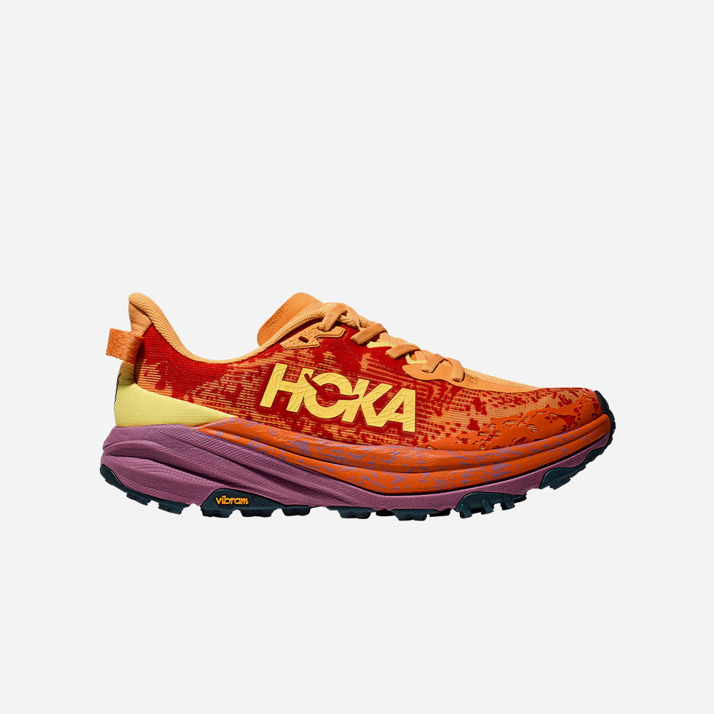 Giày Chạy Bộ Nữ Hoka Speedgoat 6 Wide - Cam