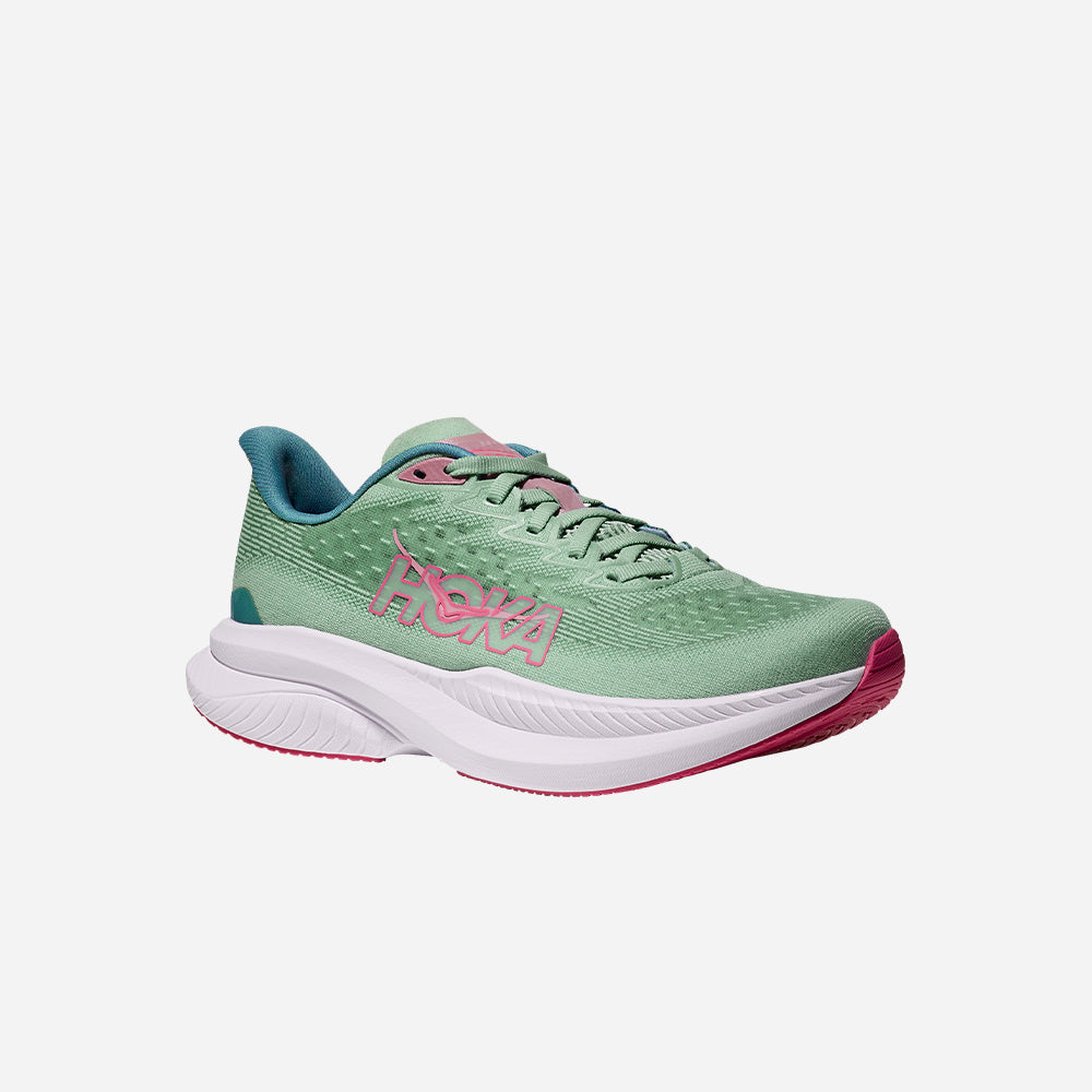 Giày Chạy Bộ Nữ HOKA Mach 6 Wide - Xanh Lá - Supersports Vietnam