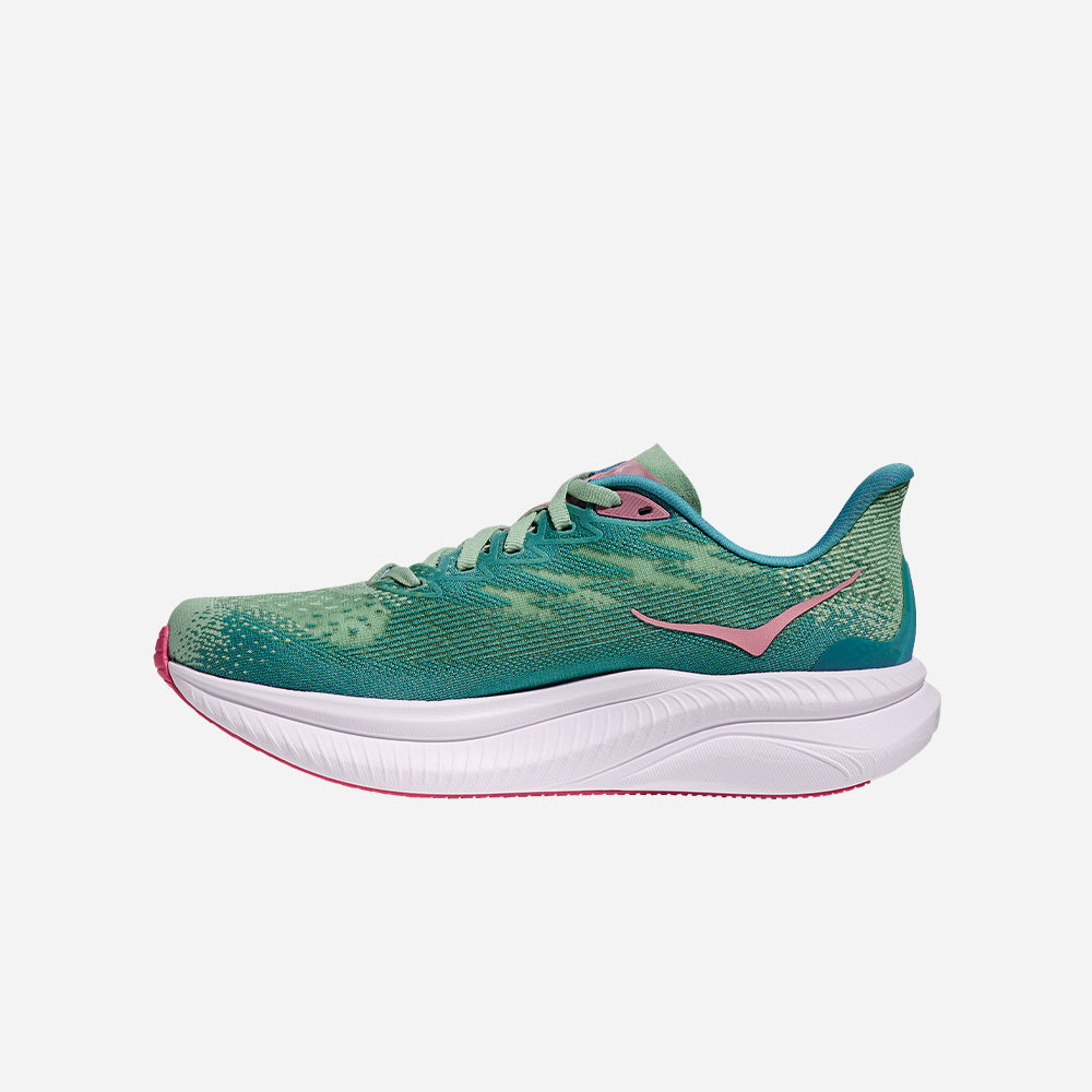 Giày Chạy Bộ Nữ HOKA Mach 6 Wide - Xanh Lá - Supersports Vietnam