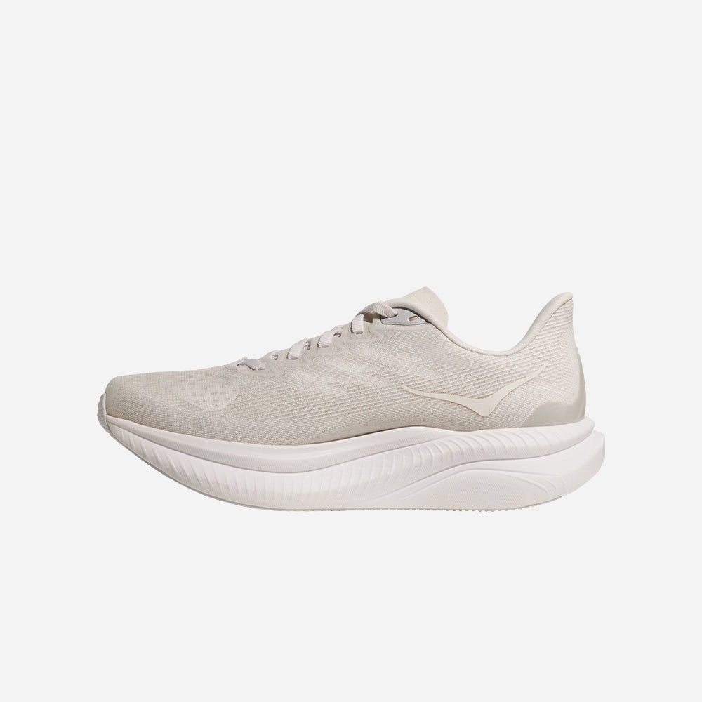 Giày Chạy Bộ Nữ HOKA Mach 6 Wide - Be - Supersports Vietnam