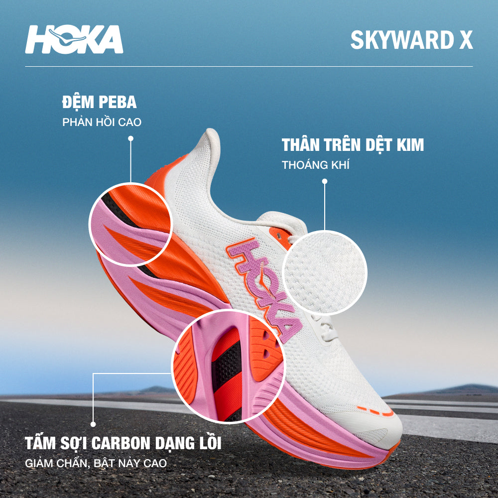 Giày Chạy Bộ Nam HOKA Skyward X - Nhiều Màu - Supersports Vietnam