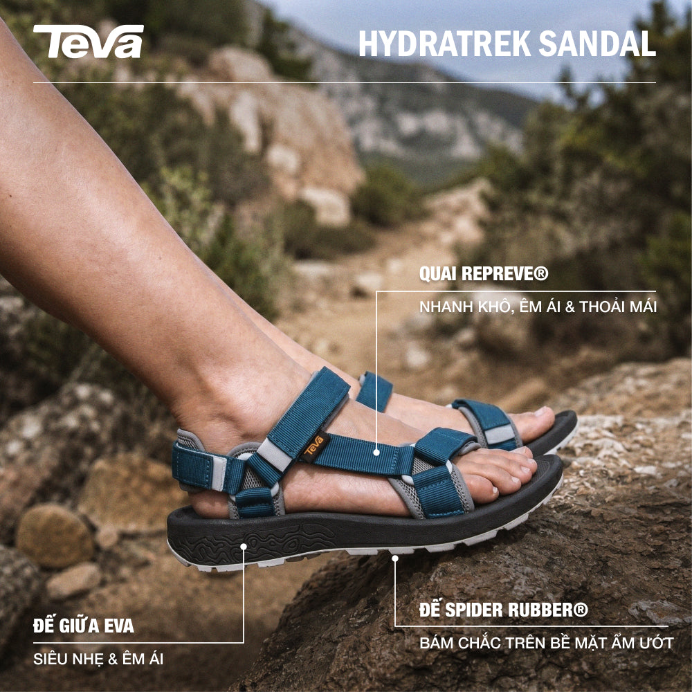 Giày Sandals Nam Teva Hydratrek - Xanh Navy - Supersports Vietnam