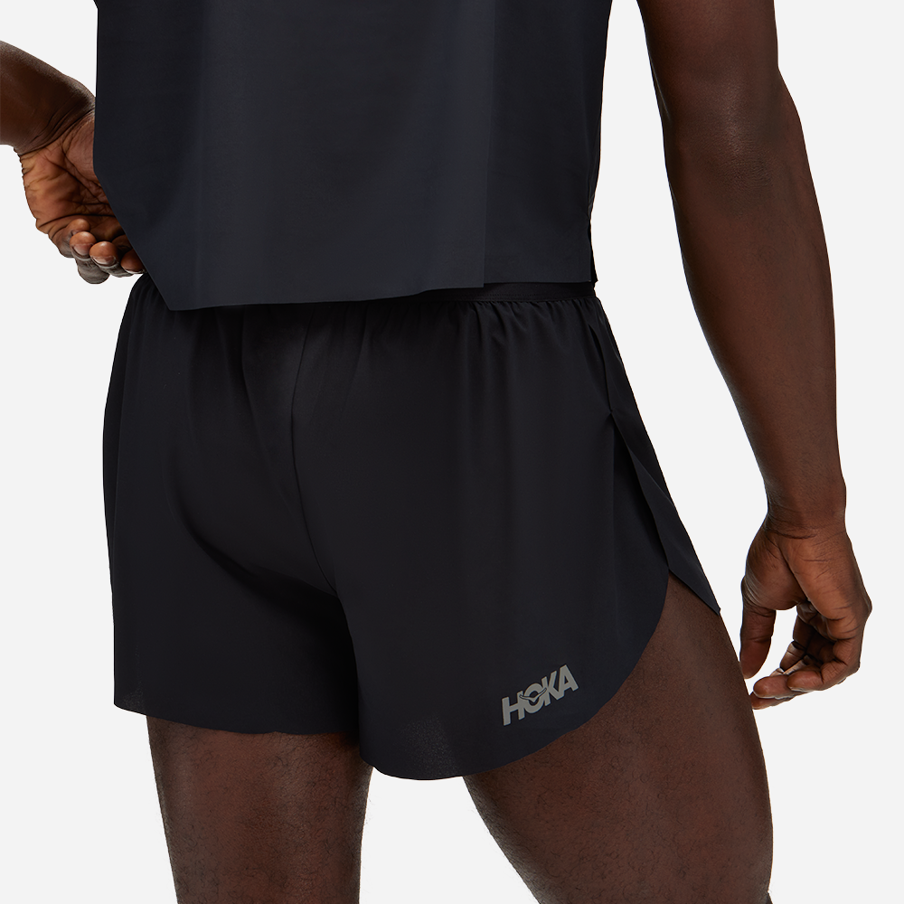 Quần Ngắn Thể Thao Nam HOKA Race Day - Đen - Supersports Vietnam