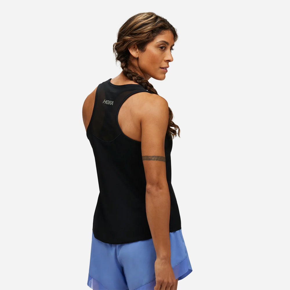 Áo Ba Lỗ Nữ HOKA Airolite - Đen - Supersports Vietnam