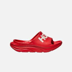 Unisex Hoka Ora Athletic Slides - Red