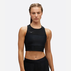 Women's Hoka Race Day Medium Support Bra - Black