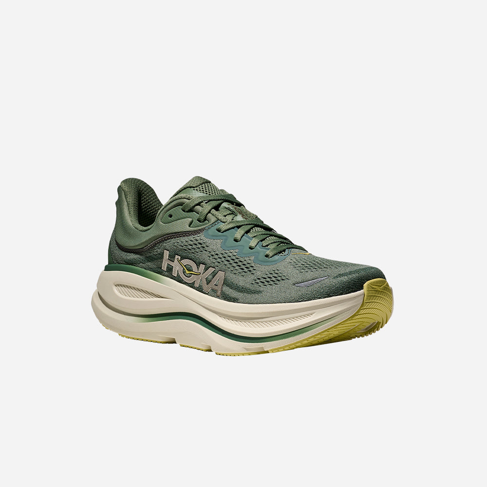 Giày Chạy Bộ Nam HOKA Bondi 9 - Xanh Lá - Supersports Vietnam