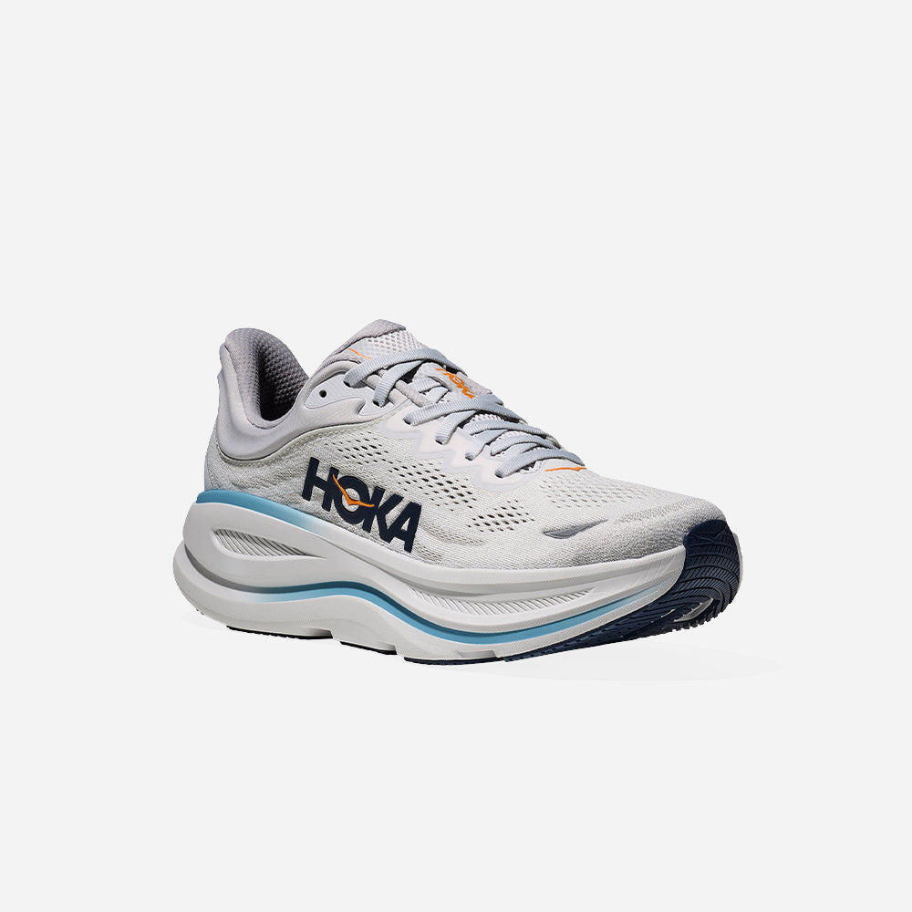 Giày Chạy Bộ Nam HOKA Bondi 9 - Xám - Supersports Vietnam