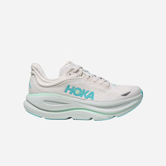 Women's Hoka Bondi 9 Running Shoes - Gray