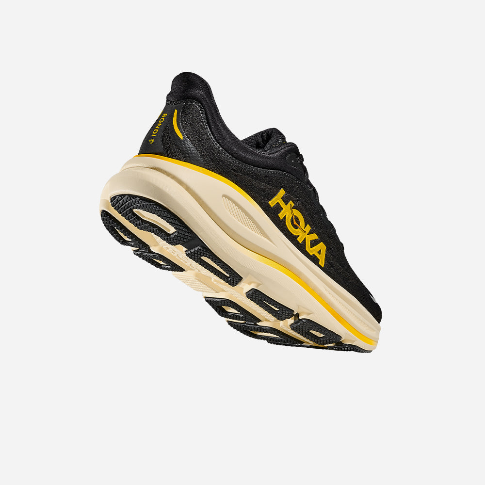 Giày Chạy Bộ Nam HOKA Bondi 9 Wide - Đen - Supersports Vietnam