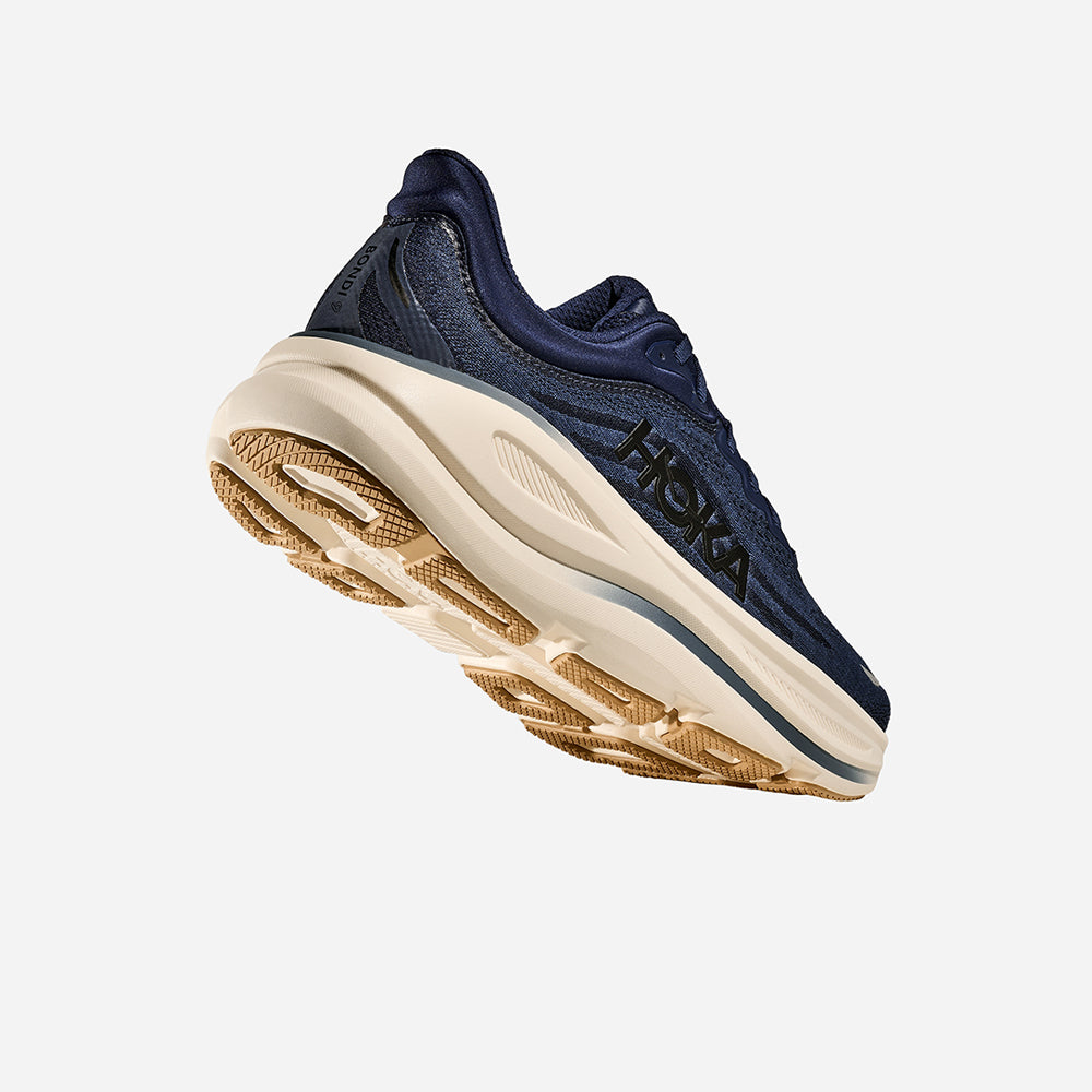 Giày Chạy Bộ Nam HOKA Bondi 9 Wide - Xanh Navy - Supersports Vietnam
