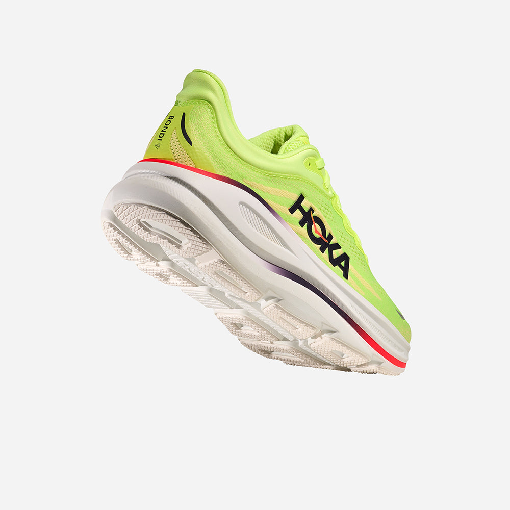 Giày Chạy Bộ Nam HOKA Bondi 9 Wide - Xanh Lá - Supersports Vietnam