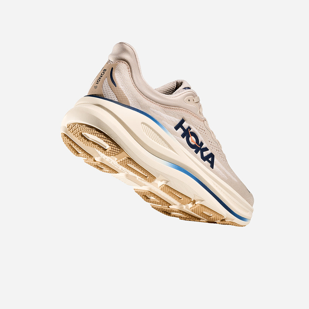 Giày Chạy Bộ Nam HOKA Bondi 9 Wide - Nâu - Supersports Vietnam