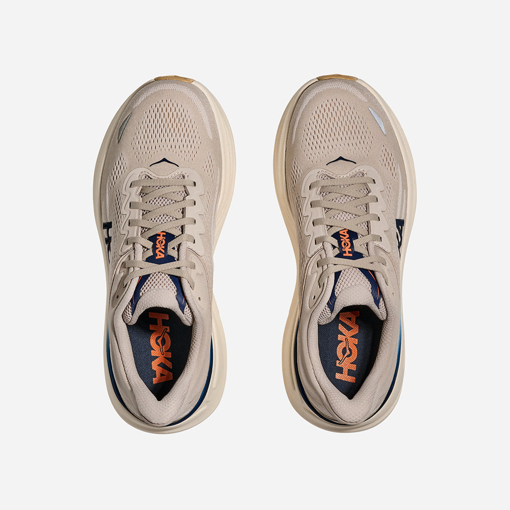Giày Chạy Bộ Nam HOKA Bondi 9 Wide - Nâu - Supersports Vietnam