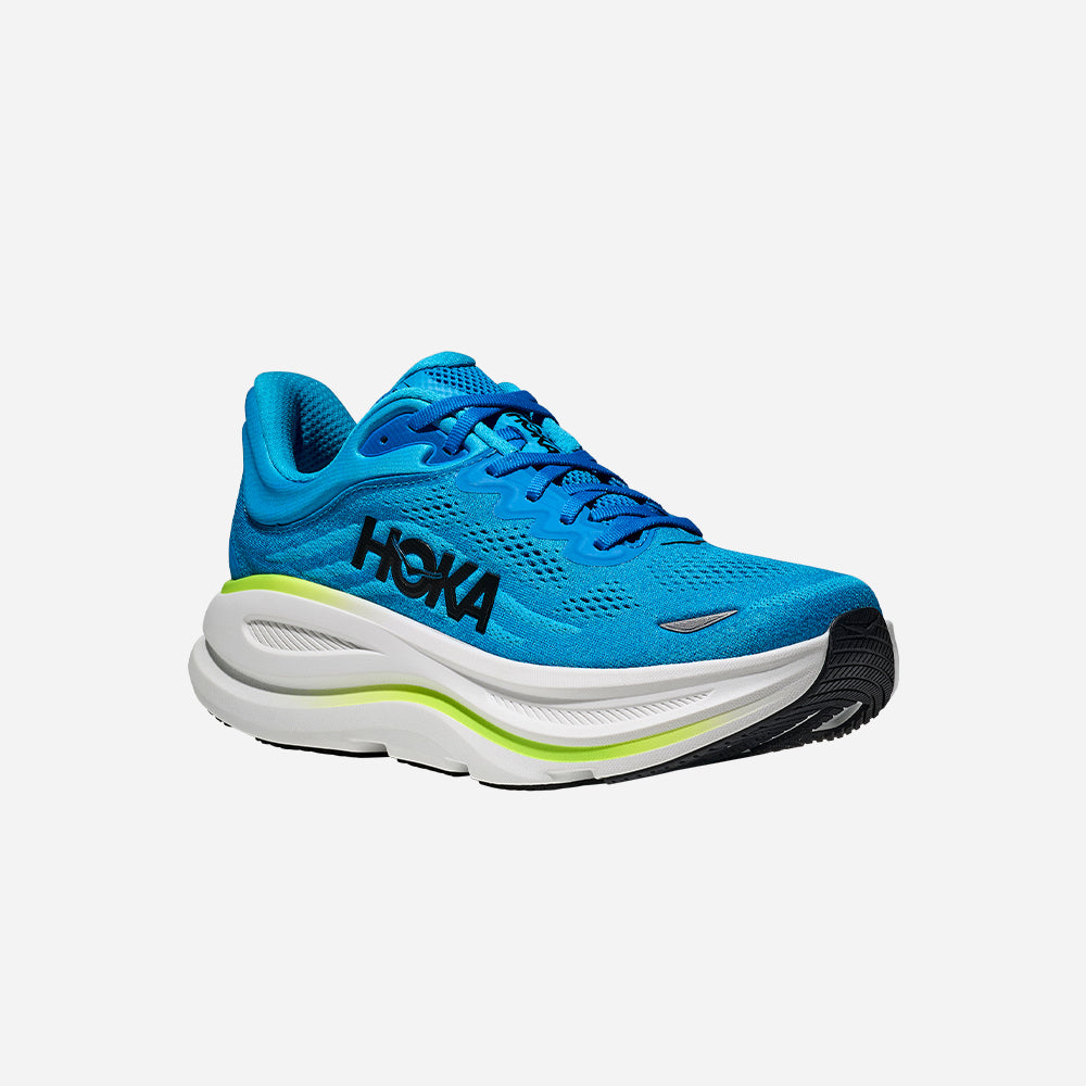 Giày Chạy Bộ Nam HOKA Bondi 9 Wide - Xanh Dương - Supersports Vietnam