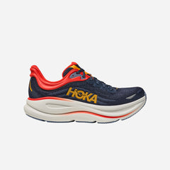 Men's Hoka Bondi 9 Wide Running Shoes - Navy