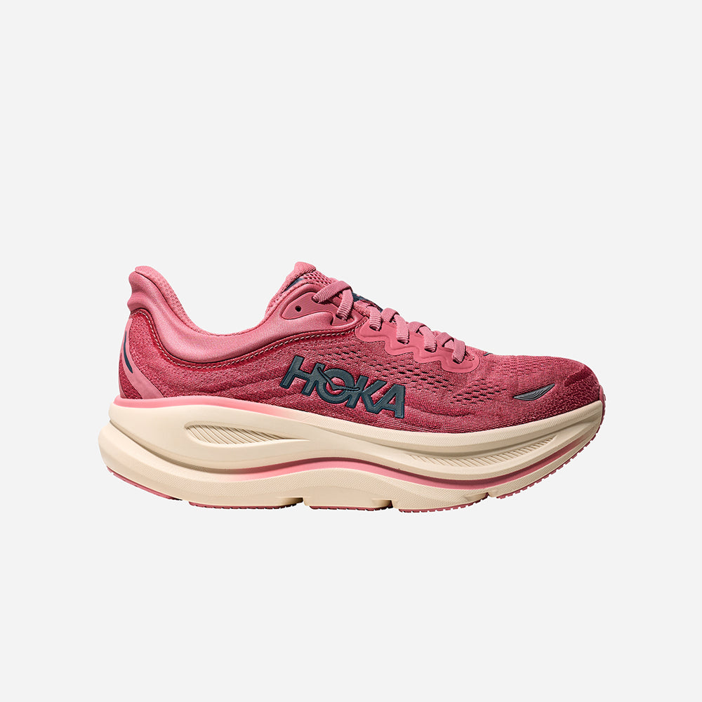 Giày Chạy Bộ Nữ HOKA Bondi 9 Wide - Hồng - Supersports Vietnam