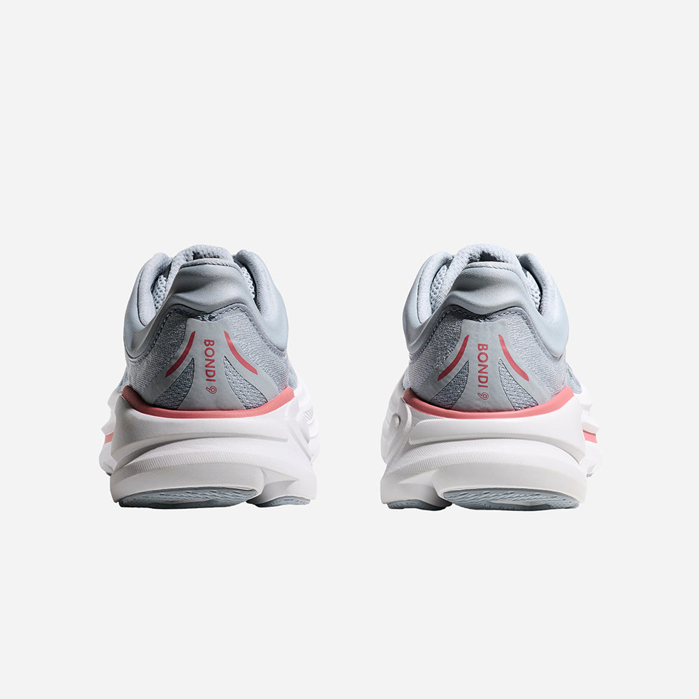 Giày Chạy Bộ Nữ HOKA Bondi 9 Wide - Xám - Supersports Vietnam