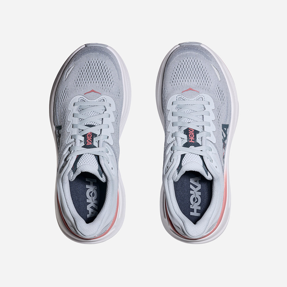 Giày Chạy Bộ Nữ HOKA Bondi 9 Wide - Xám - Supersports Vietnam