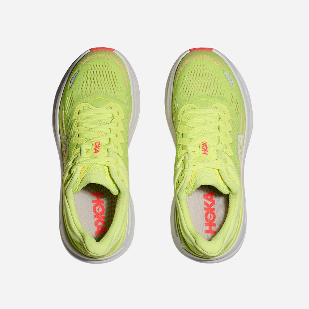 Giày Chạy Bộ Nữ HOKA Bondi 9 Wide - Xanh Lá - Supersports Vietnam