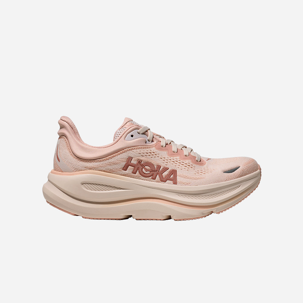 Giày Chạy Bộ Nữ HOKA Bondi 9 Wide - Hồng - Supersports Vietnam
