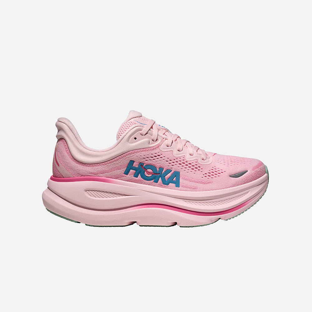 Giày Chạy Bộ Nữ HOKA Bondi 9 Wide - Hồng - Supersports Vietnam