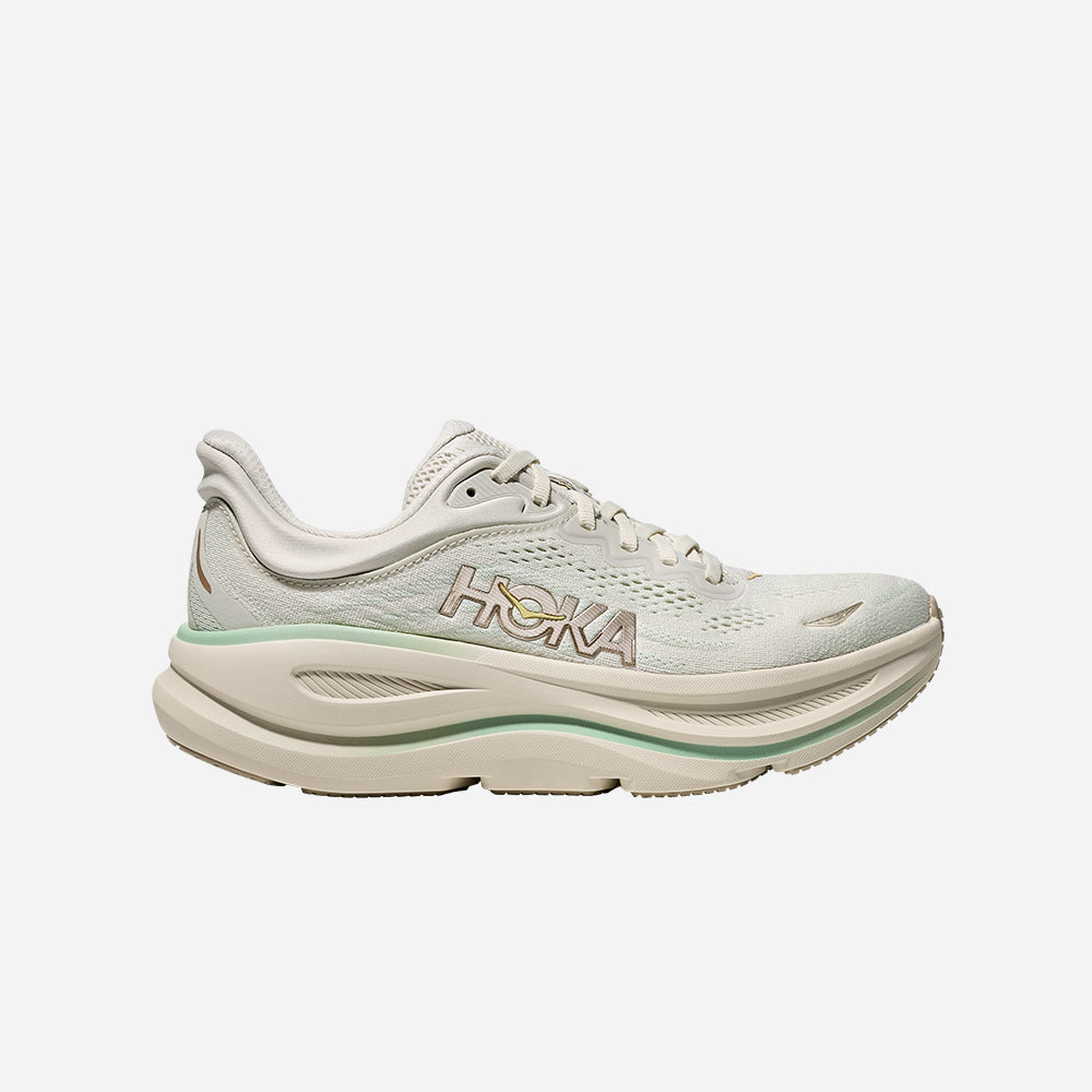 Giày Chạy Bộ Nữ HOKA Bondi 9 Wide - Be