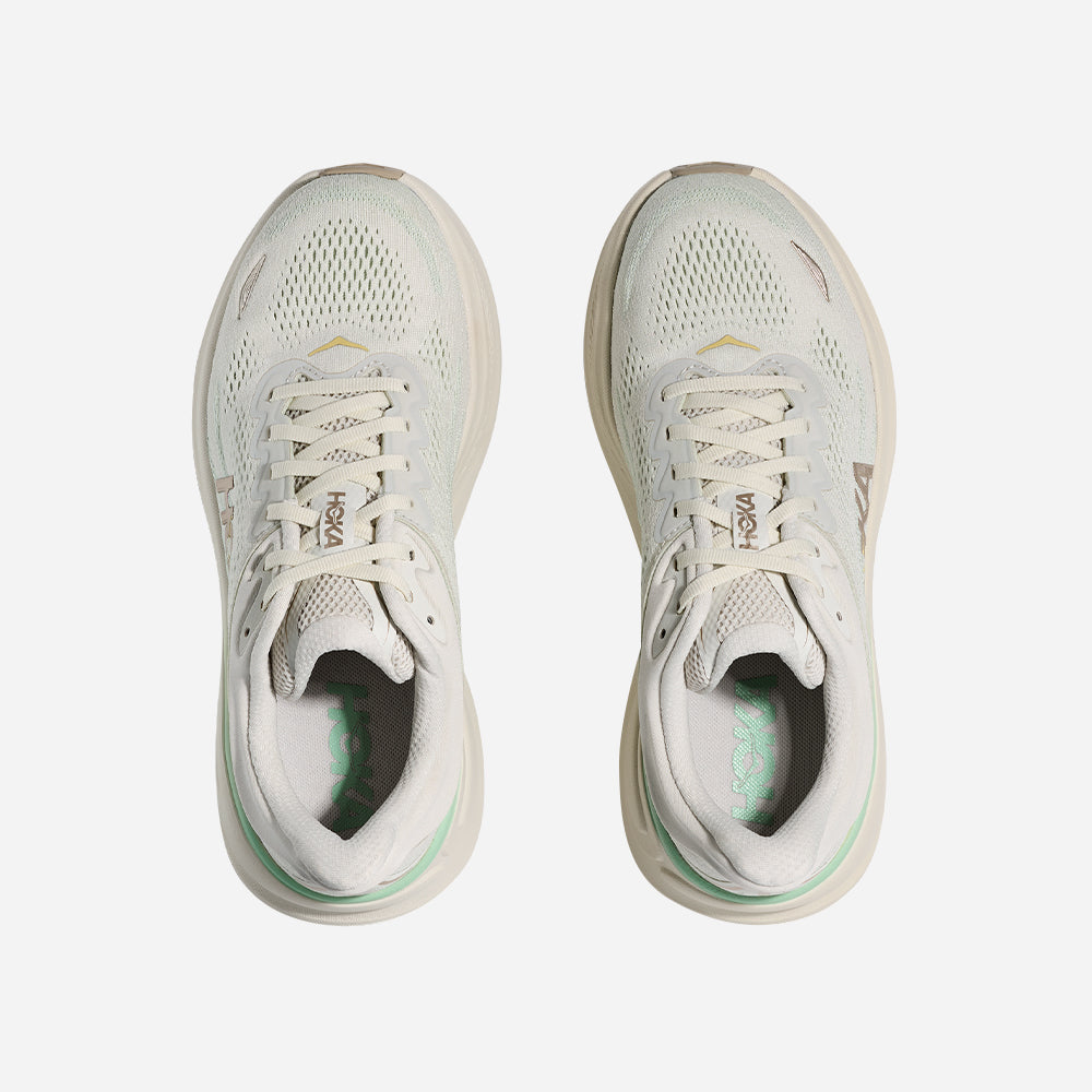 Giày Chạy Bộ Nữ HOKA Bondi 9 Wide - Be