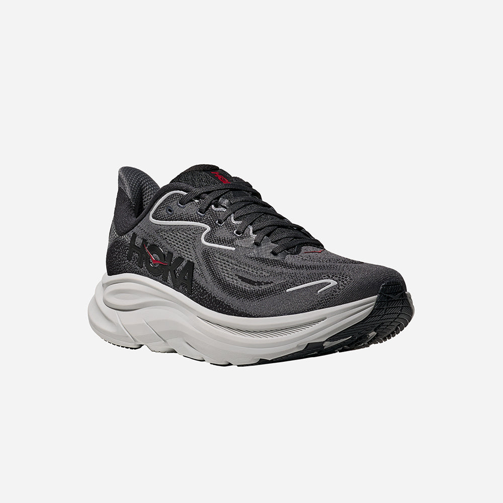 Giày Chạy Bộ Nam HOKA Clifton 10 - Đen - Supersports Vietnam