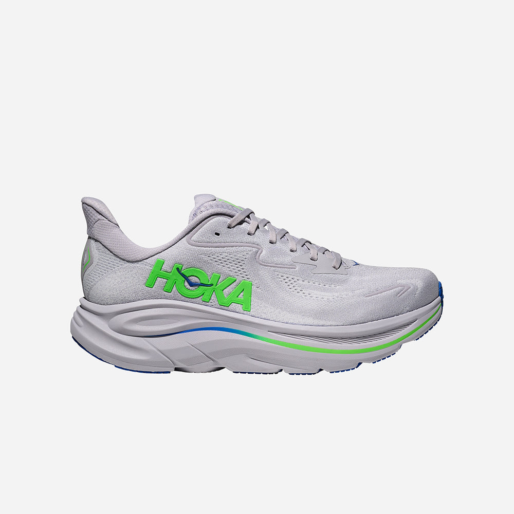 Giày Chạy Bộ Nam HOKA Clifton 10 Wide - Xám - Supersports Vietnam