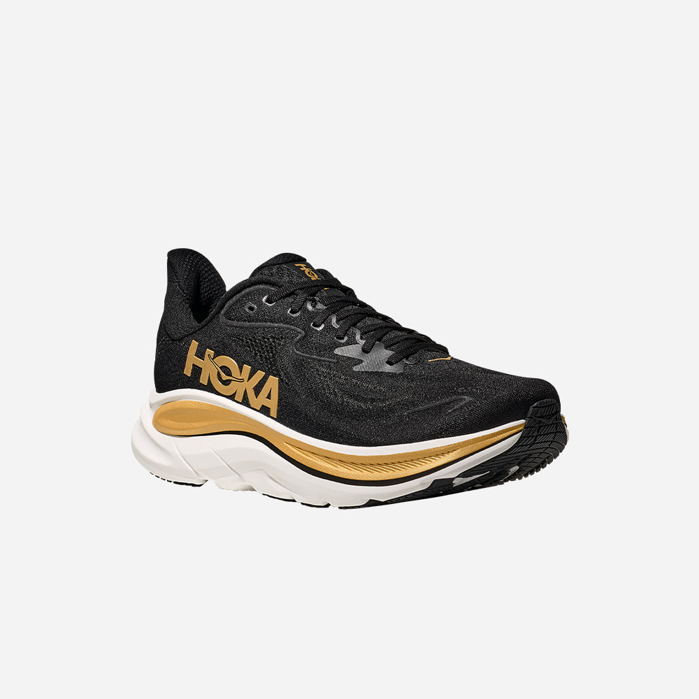 Giày Chạy Bộ Nam HOKA Clifton 10 Wide - Đen - Supersports Vietnam