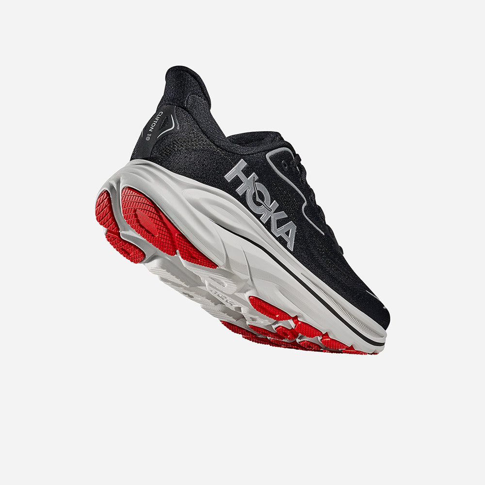 Giày Chạy Bộ Nam HOKA Clifton 10 Wide - Đen - Supersports Vietnam