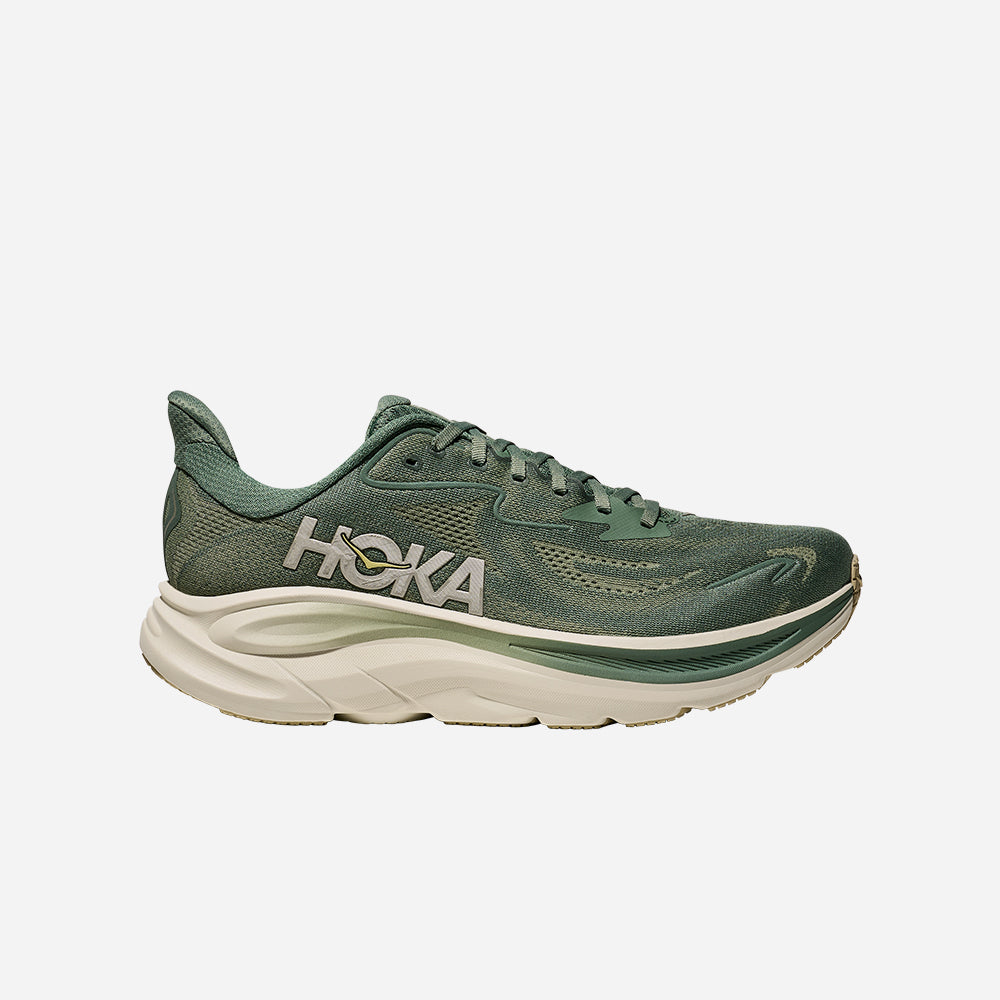 Giày Chạy Bộ Nam HOKA Clifton 10 Wide - Xanh Lá - Supersports Vietnam