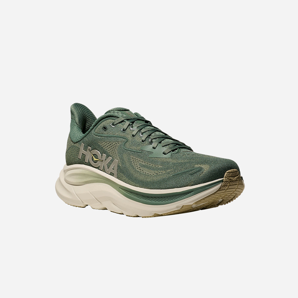 Giày Chạy Bộ Nam HOKA Clifton 10 Wide - Xanh Lá - Supersports Vietnam